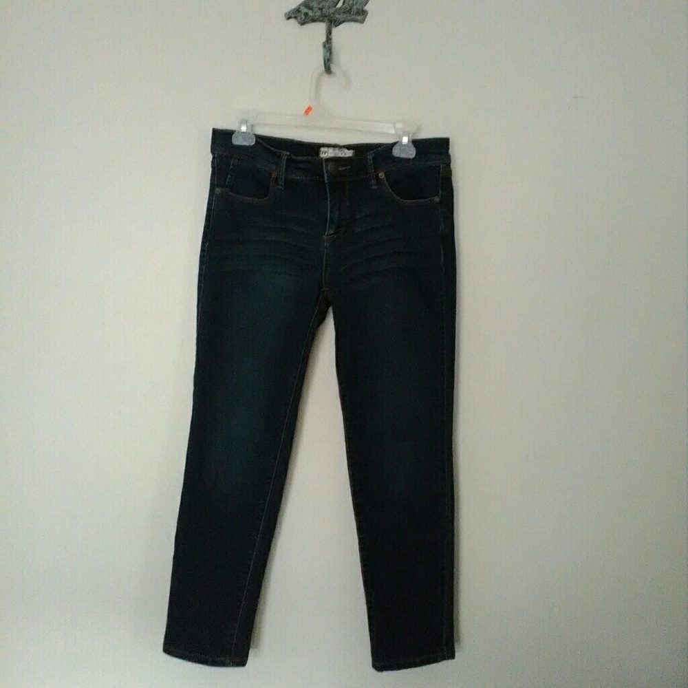 Free People dark wash skinny jeans